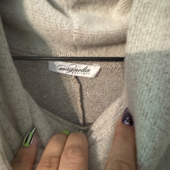 Cowel Neck Oversized Long Sleeve Sweater One Size - Picture 2 of 3